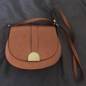 Brown Zara crossbody bag